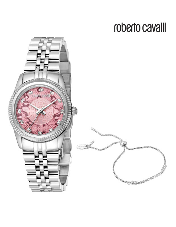 Roberto Cavalli Ladies Watch with Bracelet